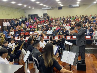 Banda Filarmônica faz Apresentação na Câmara Municipal de Itapeva em comemoração aos 125 anos da Santa Casa de Misericórdia de Itapeva-2024